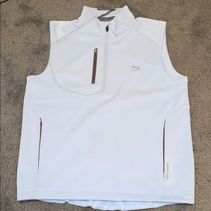 Quarter zip golf vest